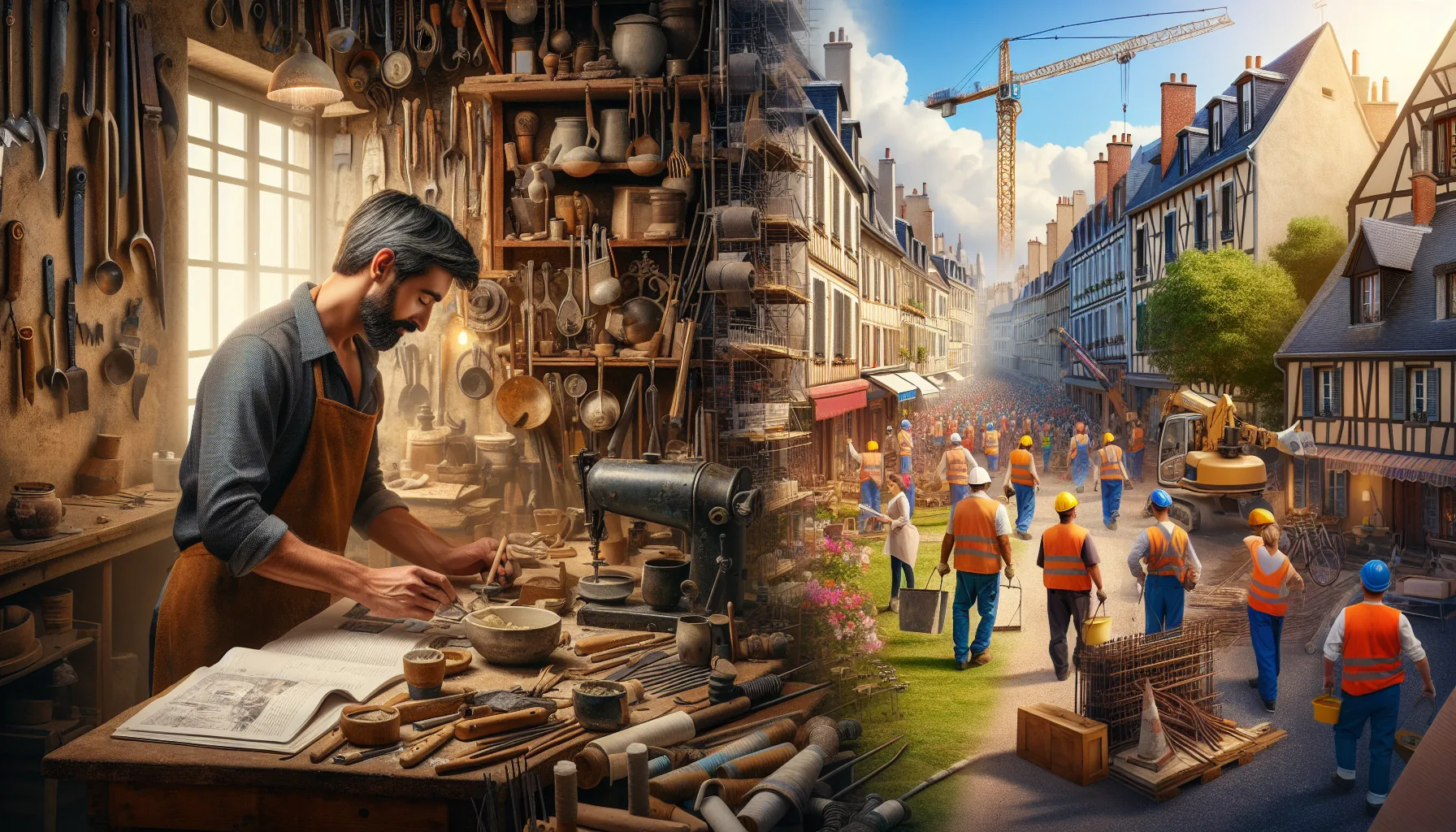 Artisan vs entreprise generale de travaux