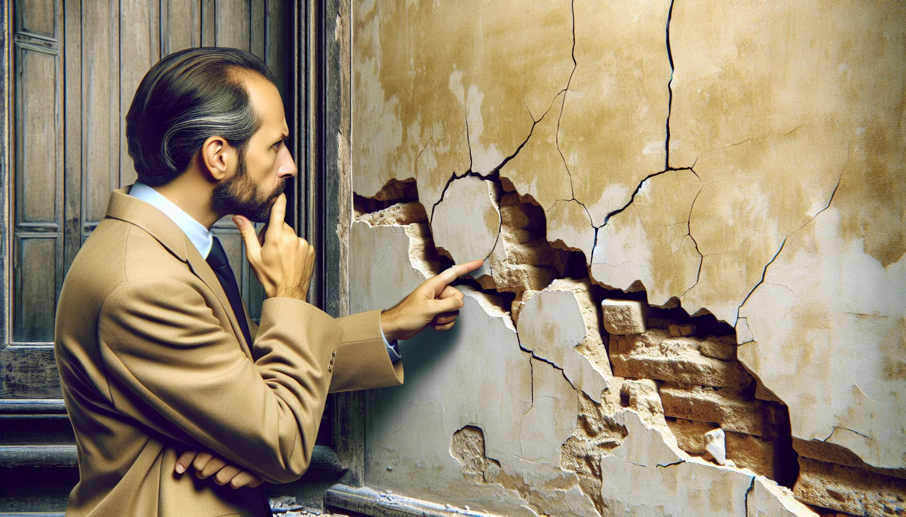 Fissures murs maison expertise