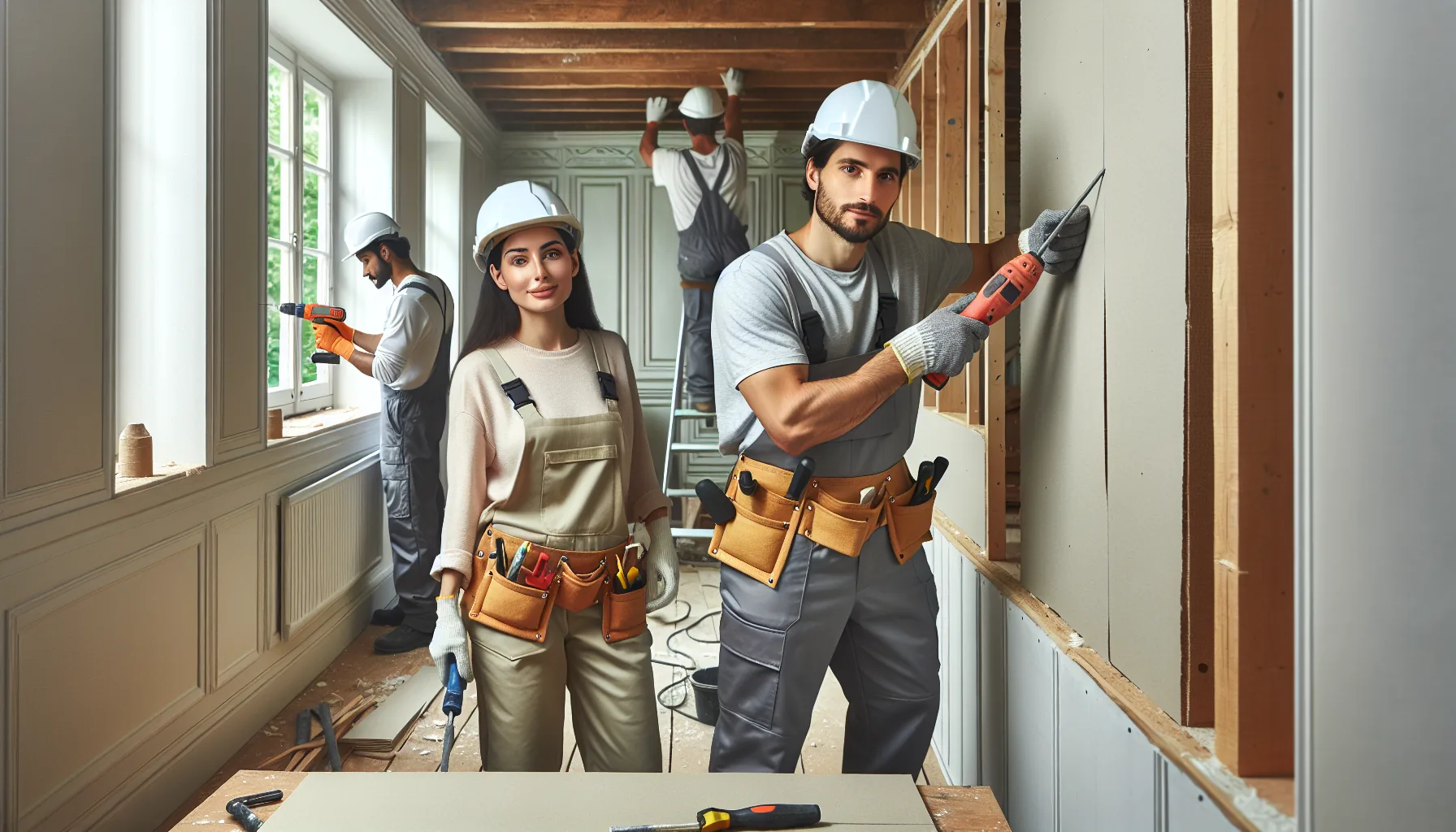 Cloison placo et faux plafond