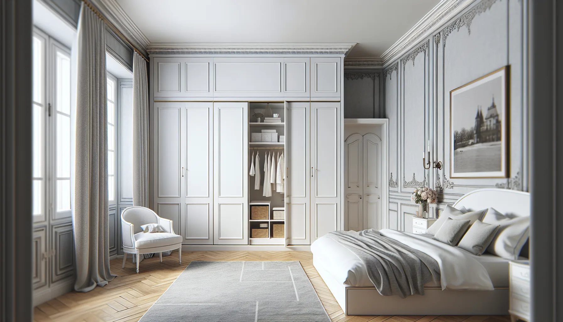 Placard sur mesure avec portes coulissantes